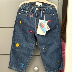 Zara Kids Pixar Cars Jeans with Embroidered Patches